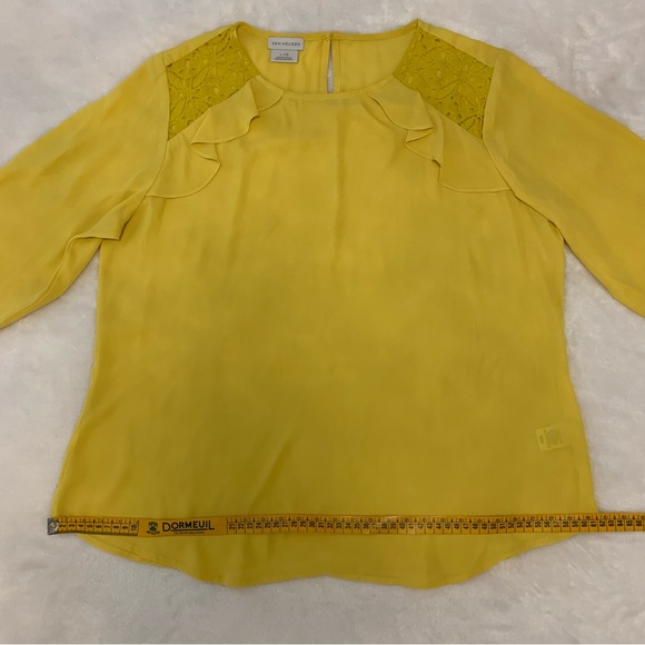 Van Heusen Long-sleeved Yellow Top - Picture 6 of 7